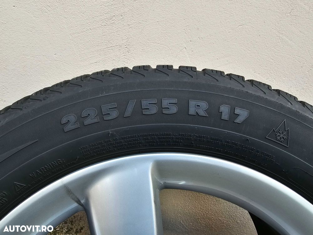 Set Jante originale cauciucuri de iarna Audi A6 4G - 17 inch - 2