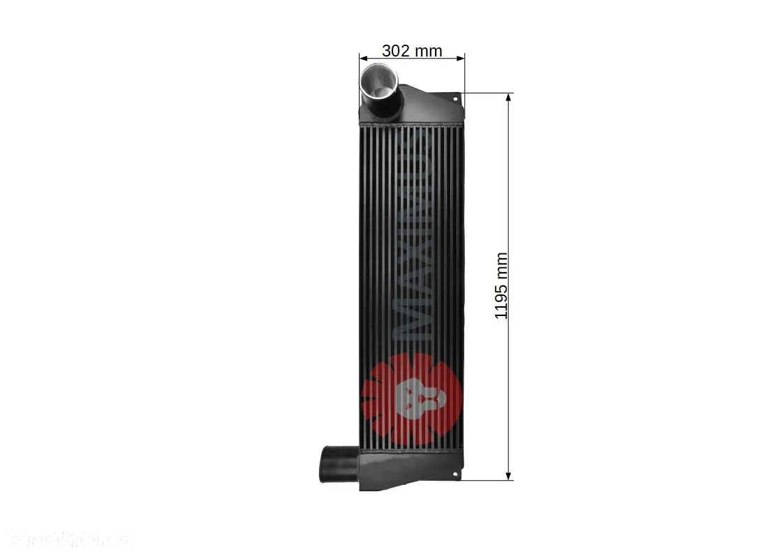 NOWA CHŁODNICA POWIETRZA INTERCOOLER SOLARIS URBINO - 2
