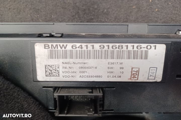 Comanda AC 64119168116-01  9168116 64119168116-01  9168116 BMW Seria - 4