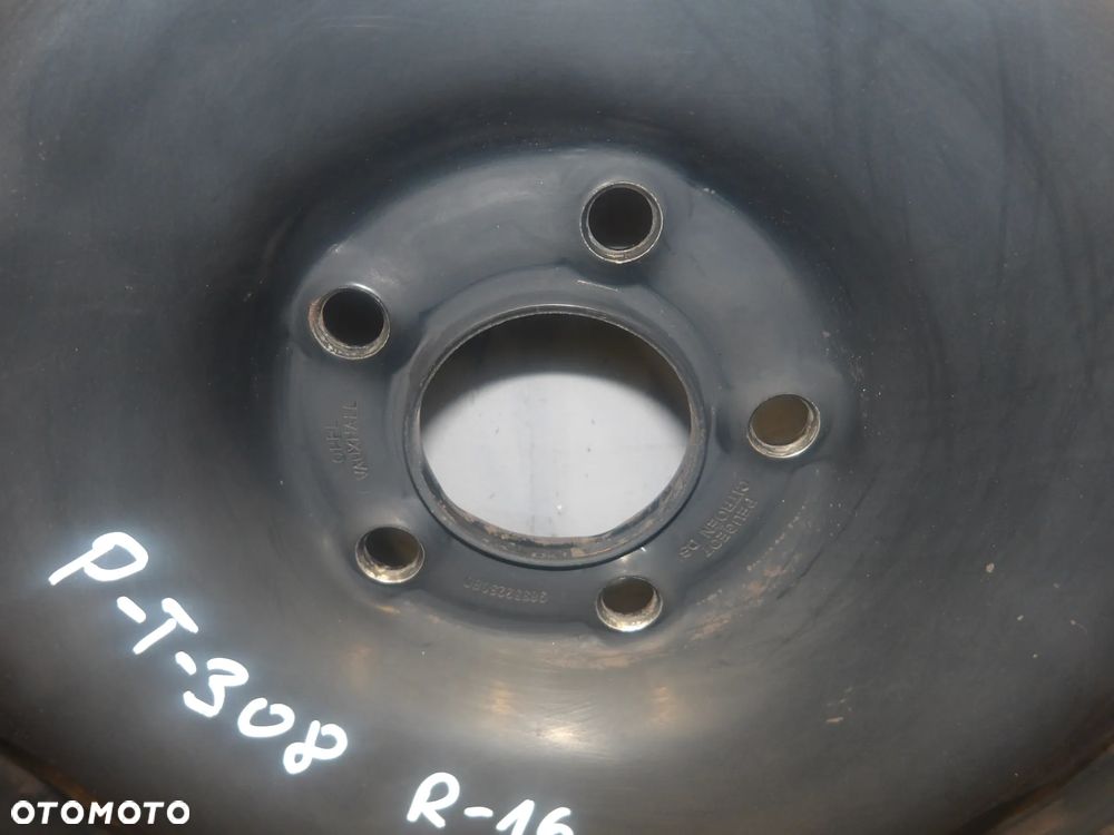 PEUGEOT 308 HB 1.6B 07-13 FELGI STALOWE STALÓWKI R16 5X108 9835223080 - 7