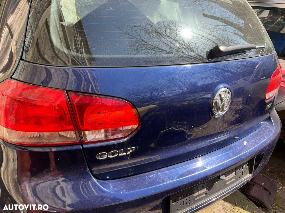 Haion portbagaj cu luneta VW Volkswagen Golf 6 hatchback albastru 2011 - 9