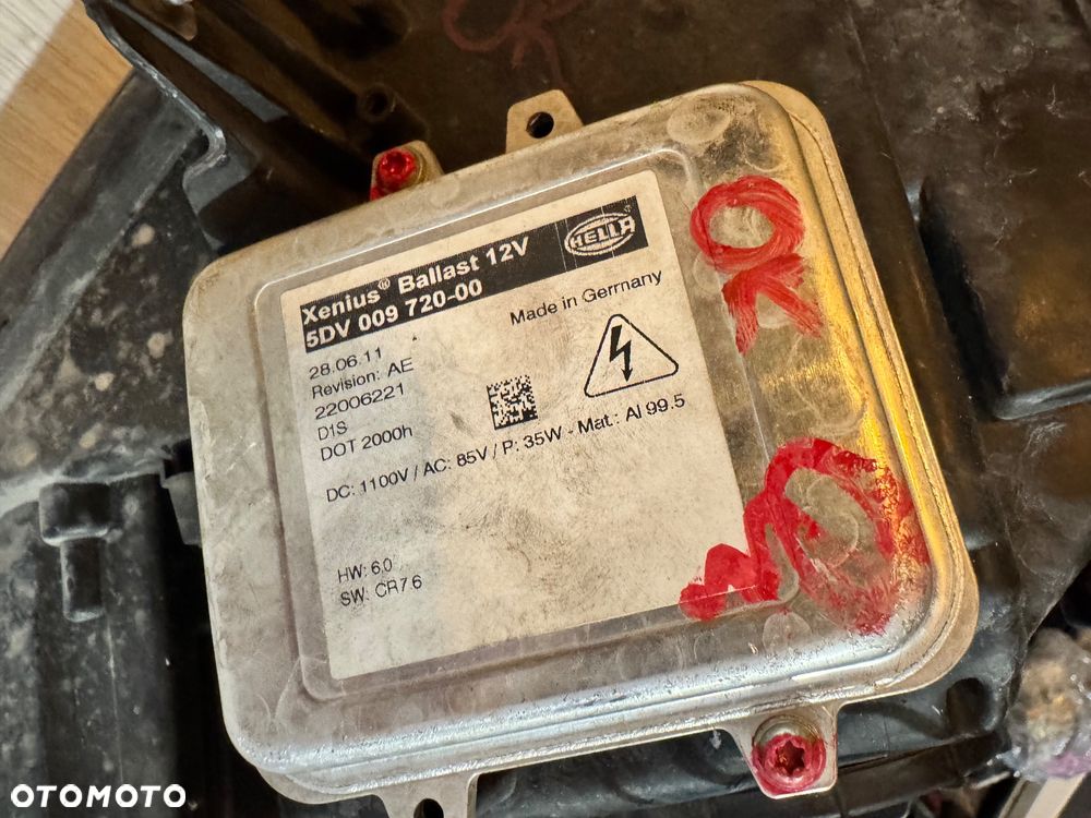 OPEL INSIGNIA A LAMPA PRAWA PRZOD KOMPLETNA EUROPA BI XENON - 8