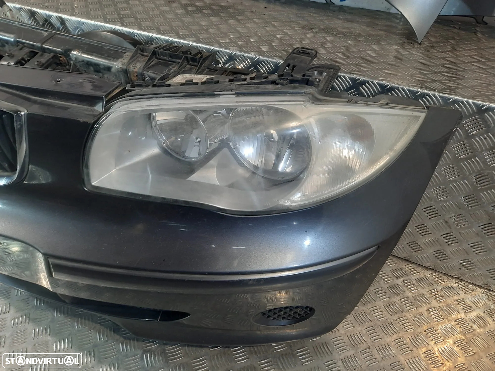 FRENTE COMPLETA BMW SERIE 1 E87 E81 PRE LCI PRE-LCI CAPOT PARACHOQUES GUARDA-LAMAS OTICAS RADIADOR VENTILADOR FRENTE FIBRA REFORÇO - 13