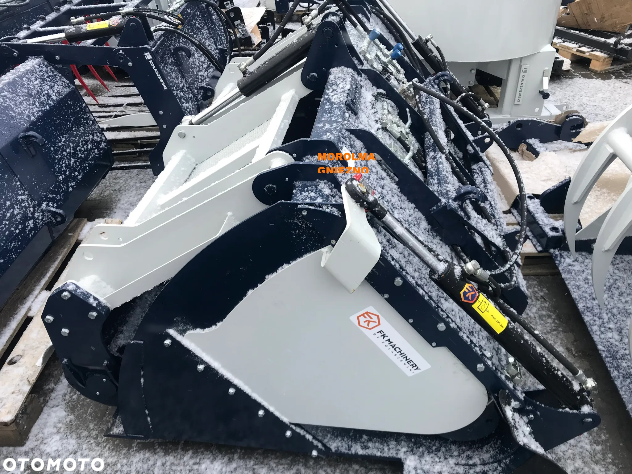 Szufla do zadawania pasz z frezem hydraulicznym szypa łyżka dozująca - 2
