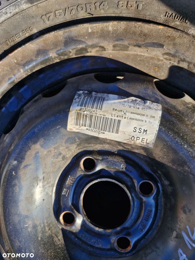 koło zapasowe 175/70/14 Opel Meriva A - 2
