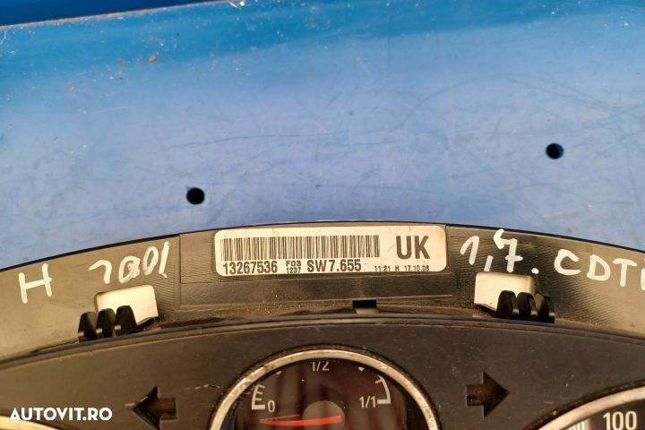 Ceasuri bord 13267536 Opel Astra H [facelift] [2005 - 2015] wagon 1.7 - 2