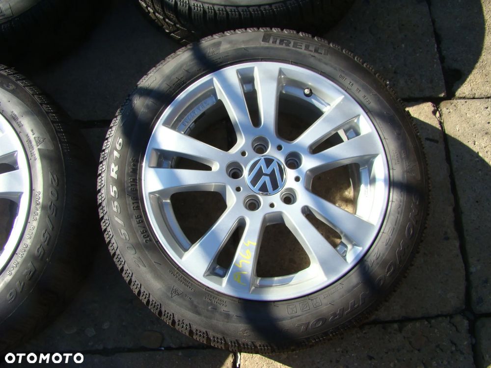 a464 5x112 VW Golf V VI VII VIII Plus Jetta Touran Caddy Sharan 7jx16 zima 205/55 - 3