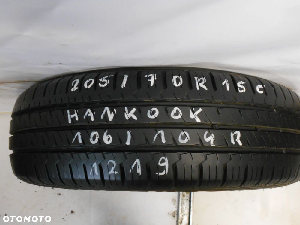 OPONA POJEDYNKA 205/70R15C HANKOOK VANTRA LT DOT 1219 10MM - 1