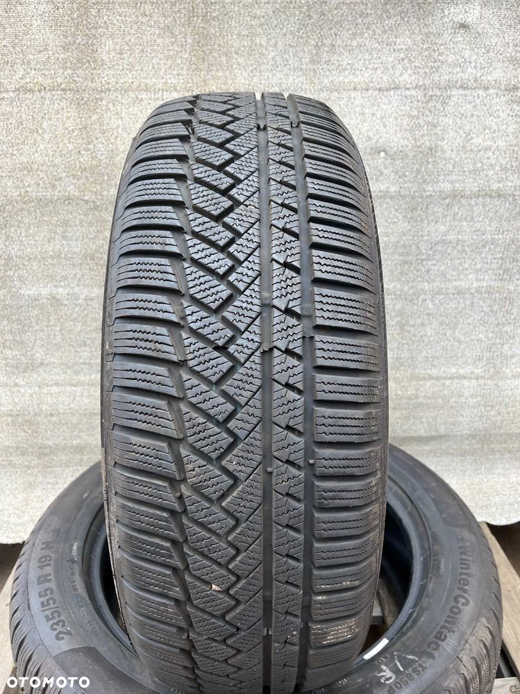 [WJ383] 2x 235/55/19 Opony zimowe Continental TS850P stan bdb 8mm 22r <-- Cena za 2szt