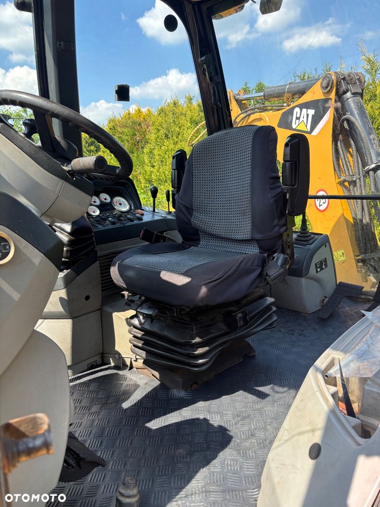 Caterpillar CAT 428E 2008r 4x4 koparko ładowarka teleskop widły rekin - 22