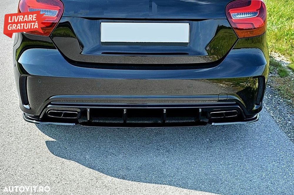 Kit Prelungiri Extensii Difuzor Bara Spate Mercedes A-Class W17 A45 Hatchback (201- livrare gratuita - 8