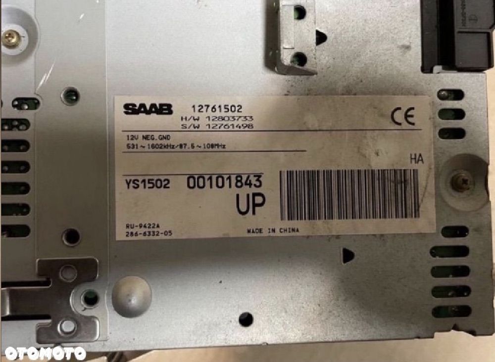12761502 tuner radia Saab 9-3 II 2 - 4