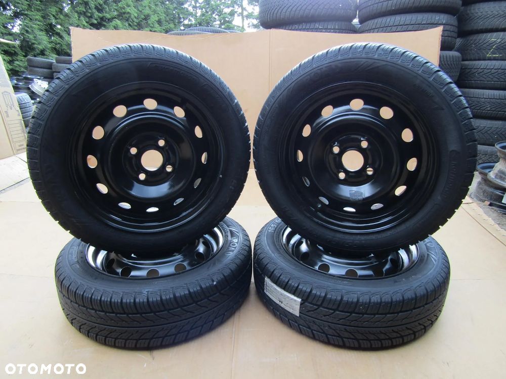4x Felgi Stalowe Koła 14 Hyundai i10 i20 Kia Picanto I 5 j 4x100 ET46 Opony 165/60 14 Letnie - 8