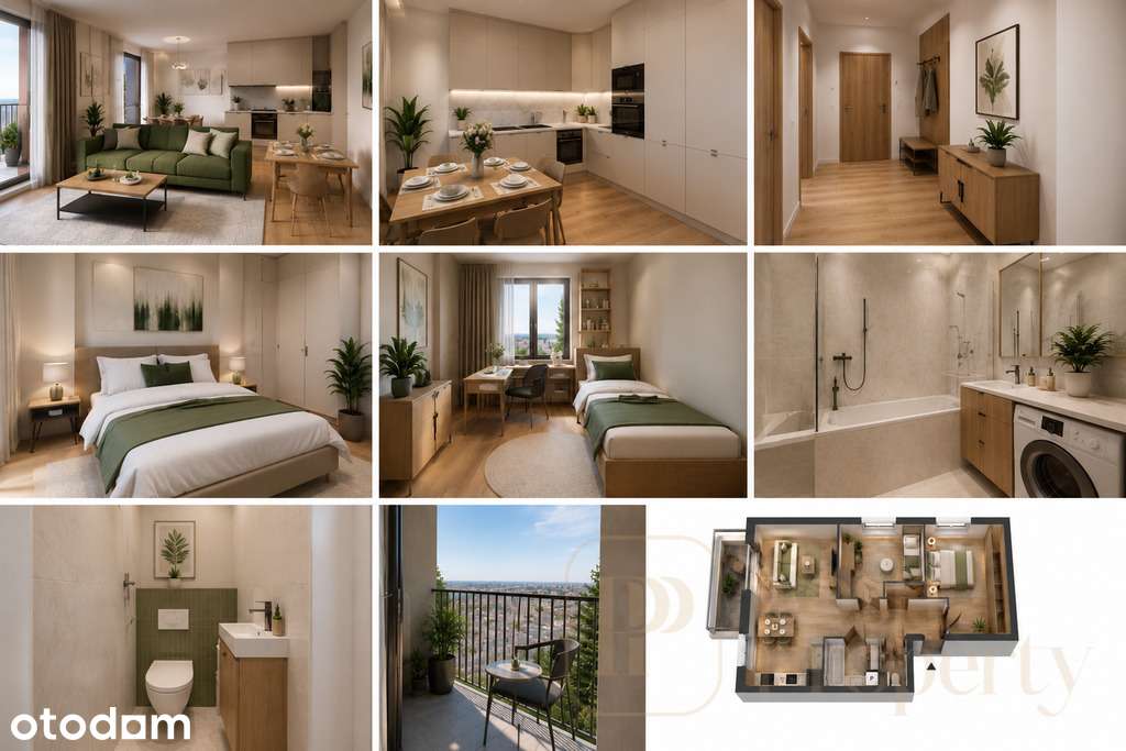 Mieszkanie na sprzedaż, 3 pokoje, 54 m², Kraków