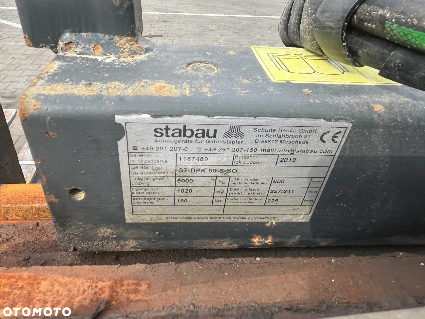 Paletyzer na dwie palety Stabau S7-DPK 50-S-SO ID OS1303 - 5