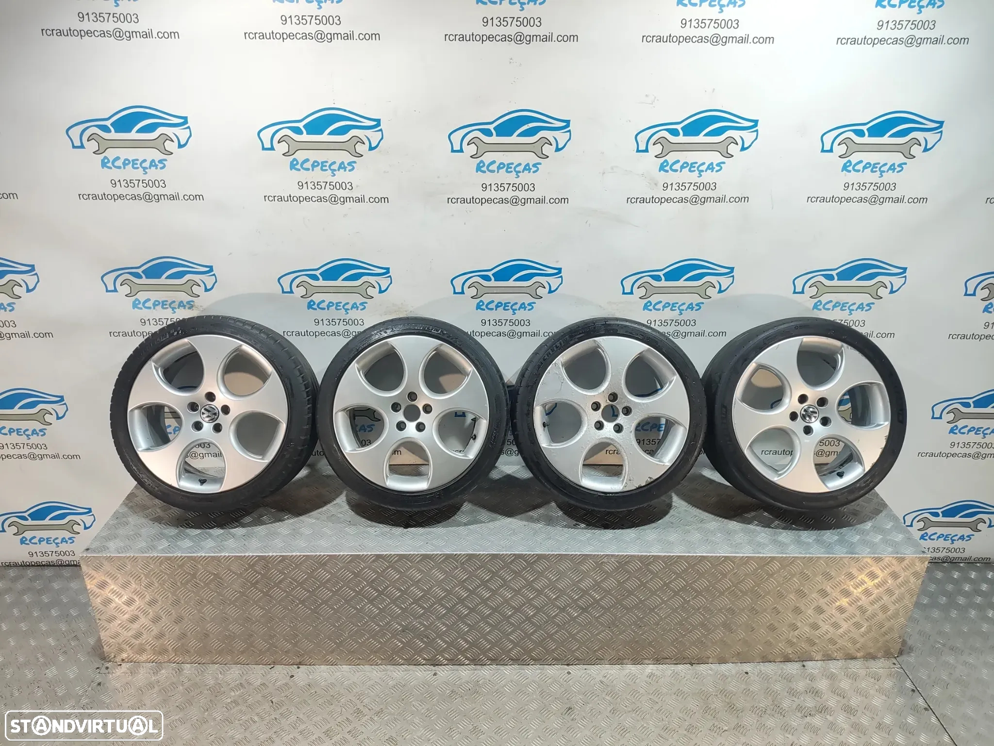 Jantes VW Volkswagen Polo GTI - 17" | 5x100 - Fase 5 | MK 5 | 6R 6R 6C1 - 7J | ET46 | 5X100 - 6R0601025H | Jante | 17 Polegadas | 5 x 100 | Ronal | Original | Originais - 3