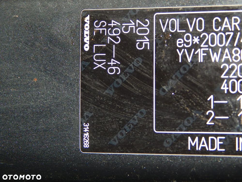Zderzak tył R-Design Volvo V60 II Lift 10-18 492-46 szary Łuków części - 6