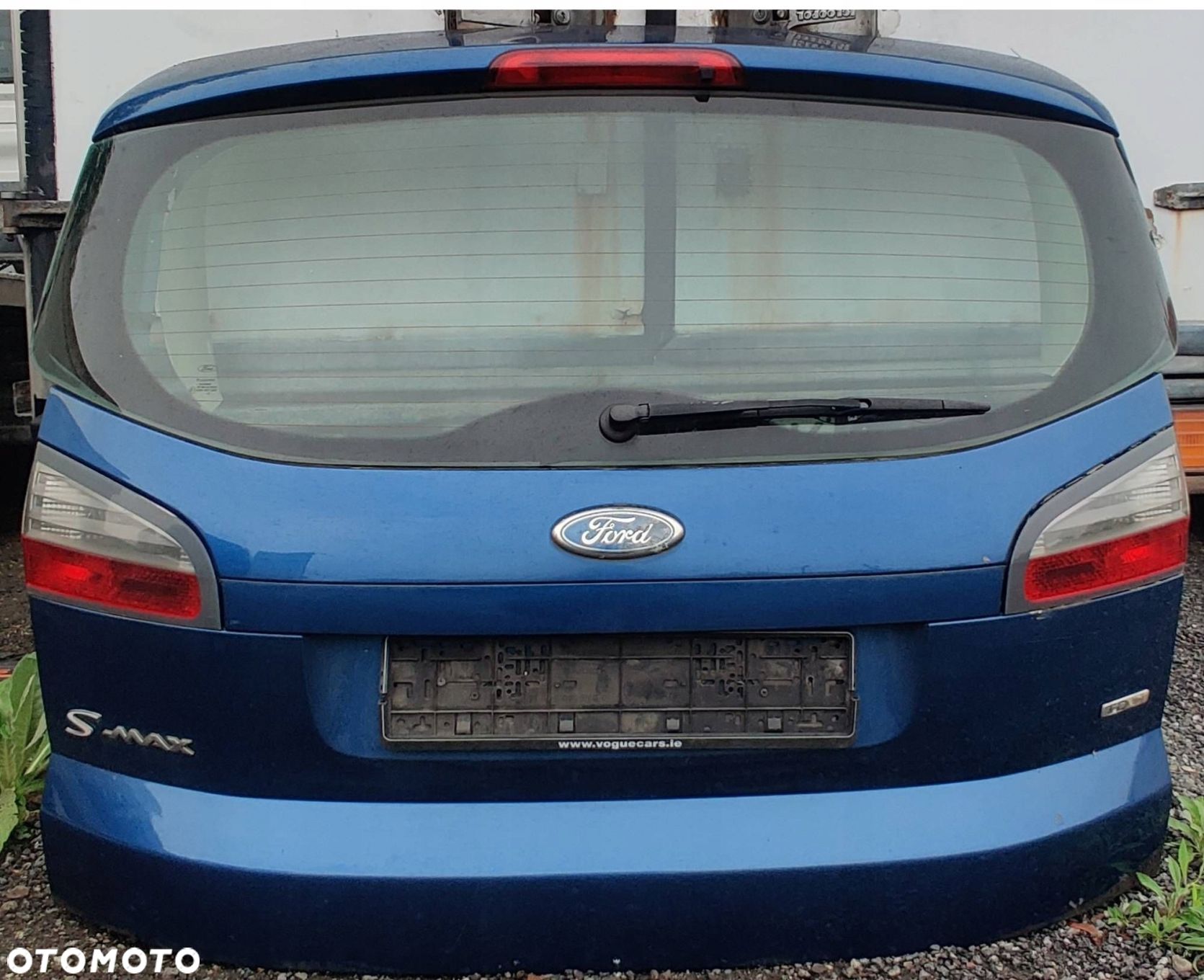 Ford S-MAX Tylna klapa bagażnika TYŁ NIEBIESKA - 1