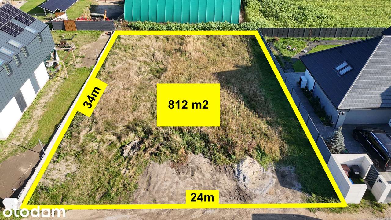 Działka budowlana 812 m² – Bytom, Stolarzowice (ul. Tęczowa) - Pełny obrazek: 2/3