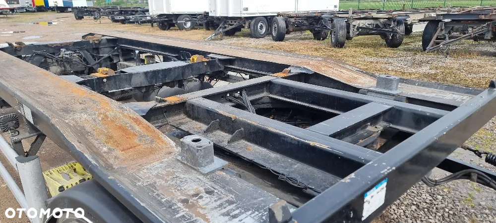 Huffermann 46.000zł netto PRZYCZEPA HAKOWIEC DO KONTENERÓW DO ZŁOMU 2016 ROK OPONY 90% ST.IDEALNY MOŻLIWOŚĆ TRANSPORTU - 9