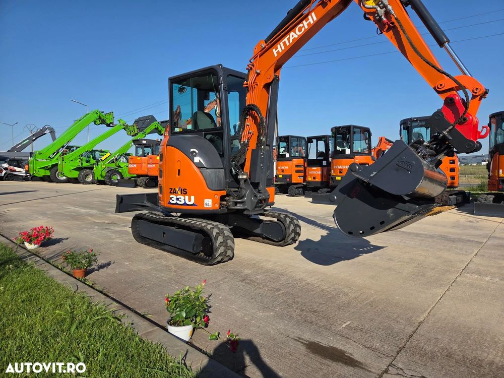 Hitachi 3,7tone, 2023, 737h, FULL OPTION, Cupla rapida HIDRAULICA, 2 cupe excavare NOI, cupa TALUZ INCLINABILA NOUA, senile cauciuc NOI, latime 1,5m, adancime sapare 4m, inst picon pe brate, ridica 2t, Aer cond, posibil leaasing 4 ani-PROMOTIE 38.900 eur+Tva - 8