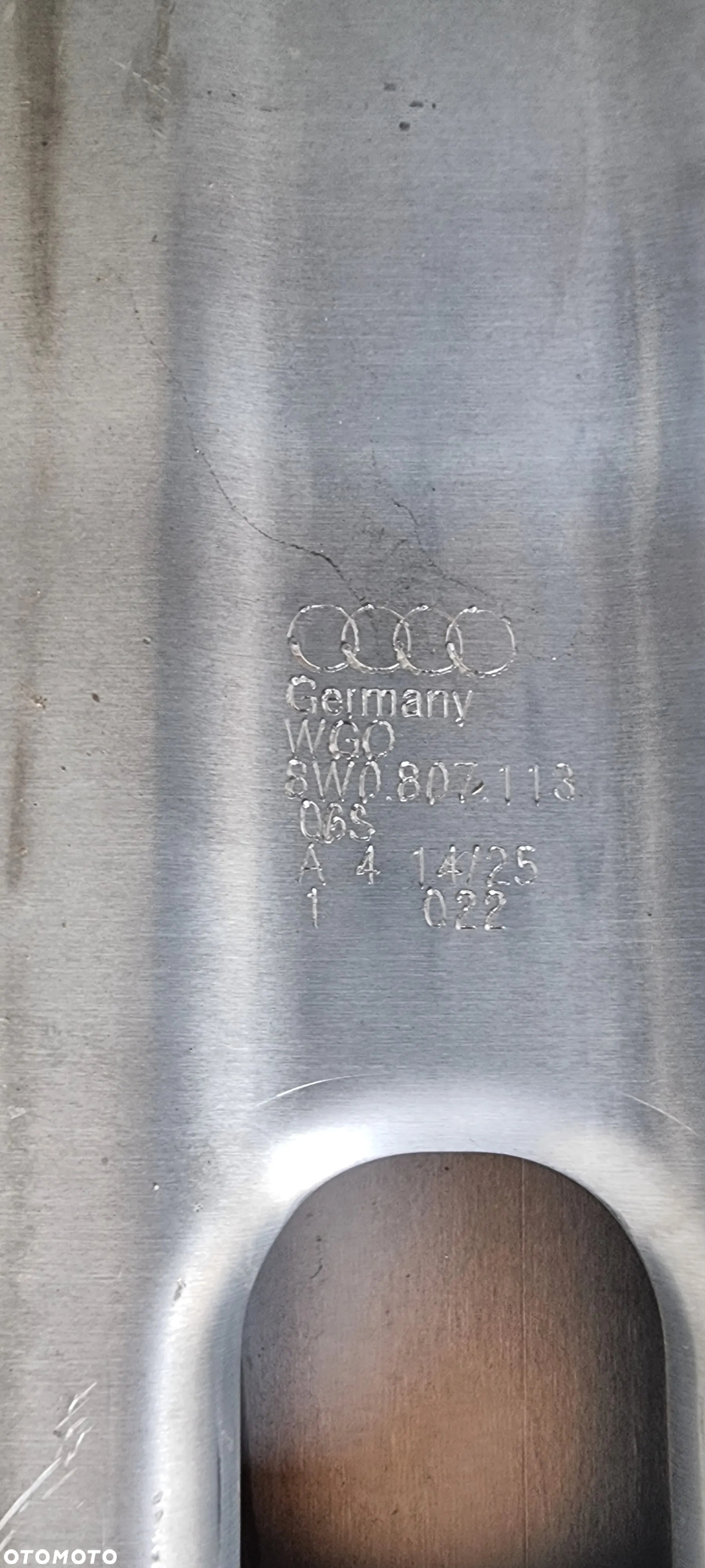 Belka strefy zderzaka przód AUDI A4 A5 8W0 8W6 - 3