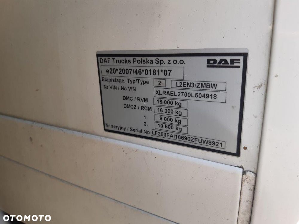 DAF LF 260 KONTENER STOCK (32837) - 9