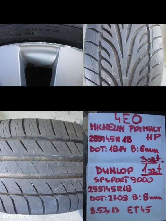 Koła Felgi Opony Audi A8 A-8 4E0 R18 6 i 8mm - 2