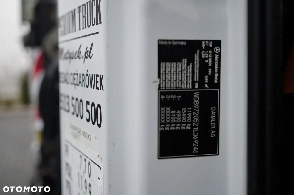 Mercedes-Benz ATEGO 1218 / 4x2 / WYWROTKA + HDS HIAB 0088 BS-3  / PILOT  /MANUAL - 36