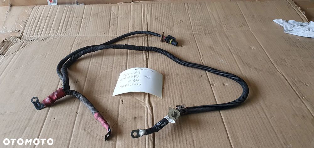 Instalacja wiązka kabel plusowy Mercedes ML W164 3.0 CDI A1645403130 - 6