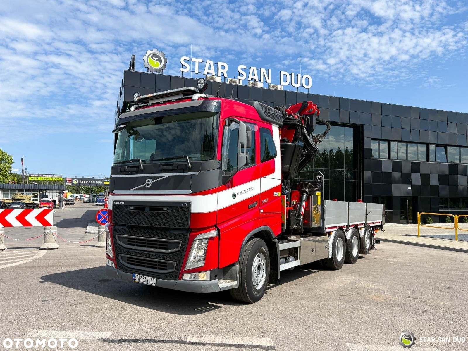 Volvo FH 540 8x4 FASSI F660  Żuraw Fly JIB Wciągarka - 7