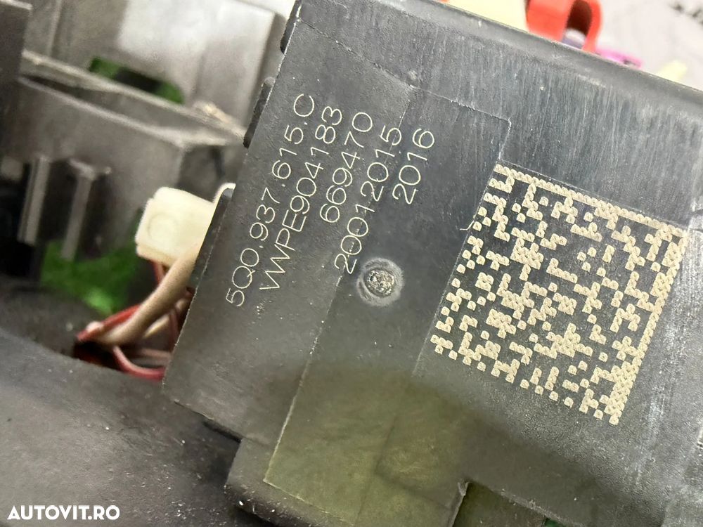 PANOU SIGURANTE (2 BUC.) / MODUL POMPA COMBUSTBIL / MODUL CAN GATEWAY / SIRENA ALARMA / CALCULATOR CONFORT BCM / RADIO CD SKODA OCTAVIA 3 SEDAN 1.4 BENZINA 2015 2013-2016 - 7