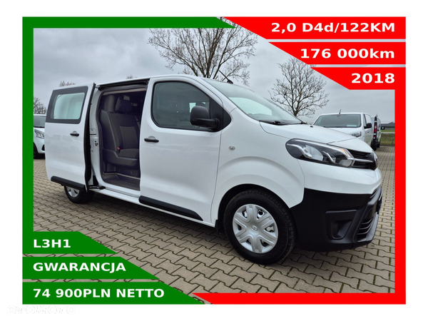 Toyota ProAce L3H1 *74900zł NETTO* Brygadówka 6 osób 2,0D4d/122KM