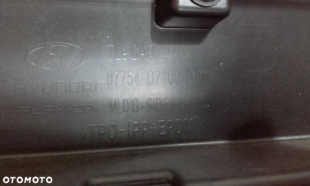 LISTWA PROGOWA HYUNDAI TUCSON PRAWA 87754-D7100 - 4