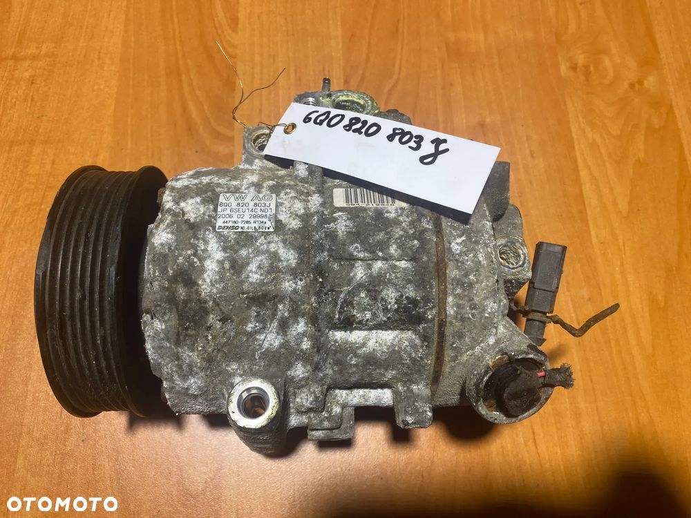 KOMPRESOR SPRĘŻARKA KLIMATYZACJI VW AUDI SEAT SKODA 6Q0820803J - 6