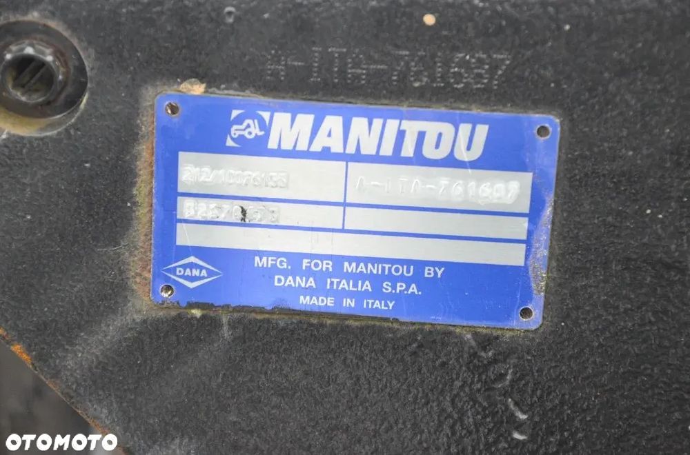 MOST NAPĘDOWY TYŁ MANITOU DANA SPICER NOWY !!! 21210076155 / A-ITA-761607 - 4