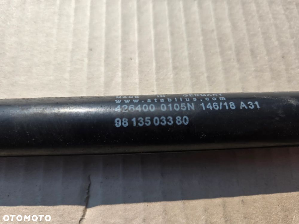 Siłownik teleskop maski Peugeot 508 II - 5