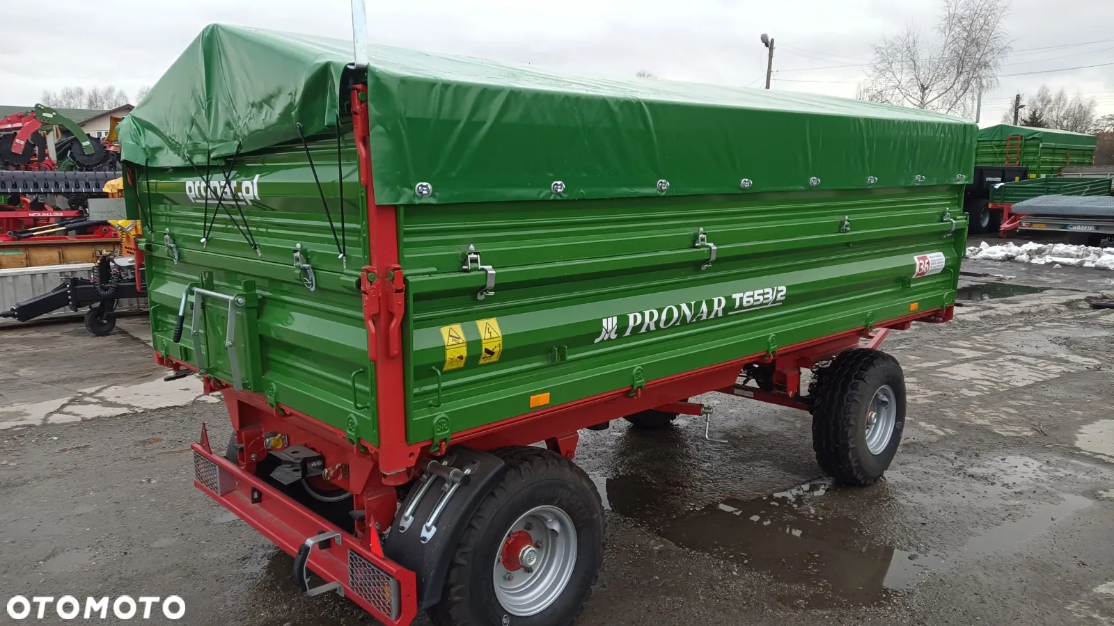 Pronar Przyczepa dwuosiowa 653/2   6-ton wywrotka trzystronna - 4