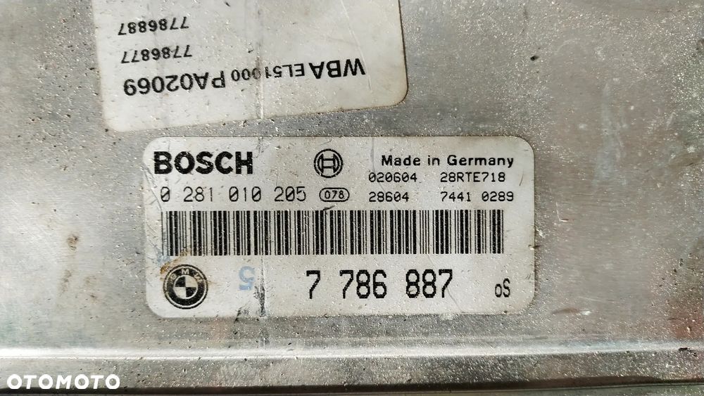 STEROWNIK SILNIKA 7786887 BMW E46 - 2