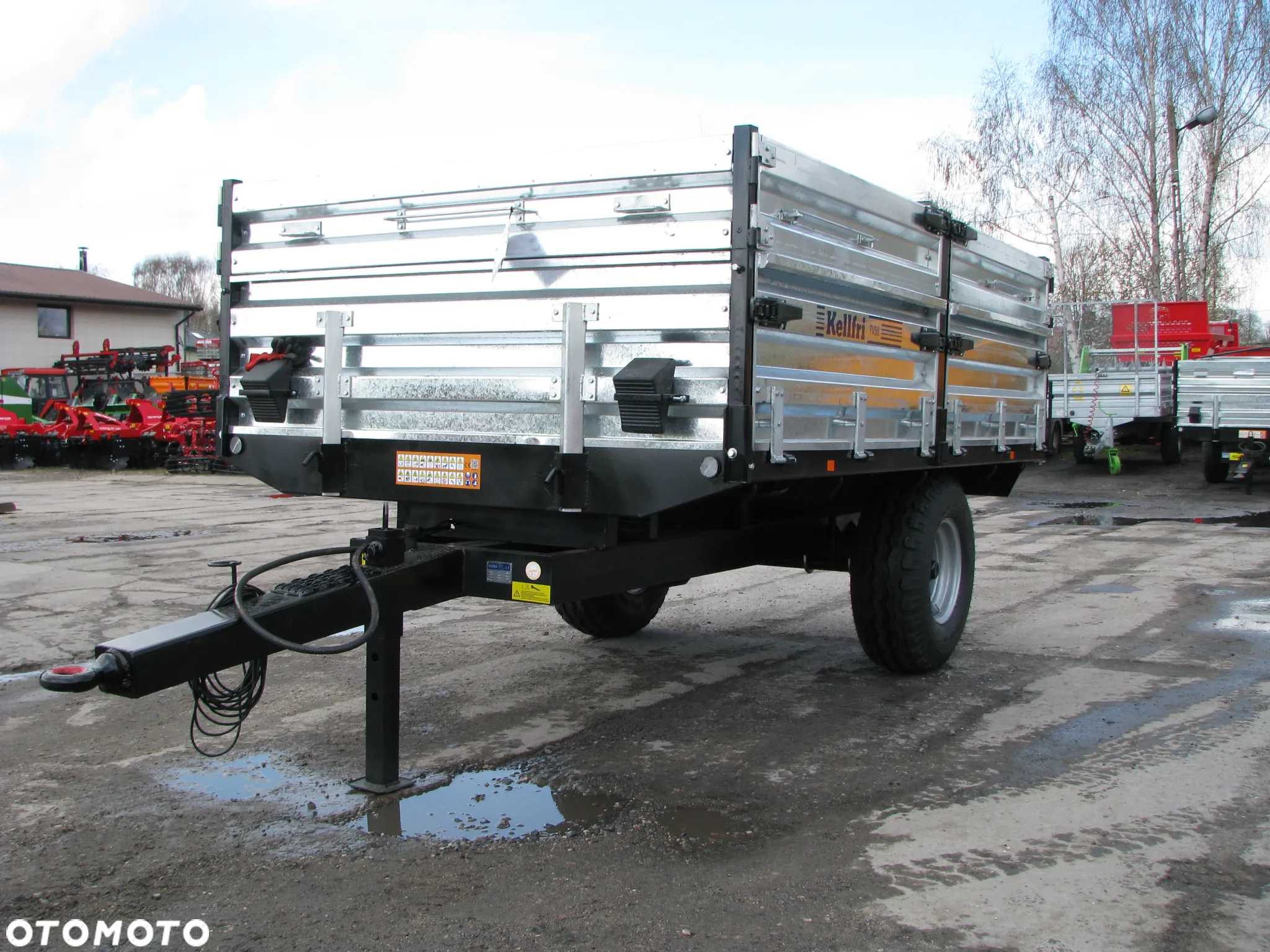 Inny Przyczepa ciężarowa-rolnicza Ursus 7t T-042 TANDEM z systemem trójstronnego wywrotu/ Przyczepa KELLFRI z wywrotem 23-TV6023 5-ton / 23-TV702 7-ton wywrotka - 23
