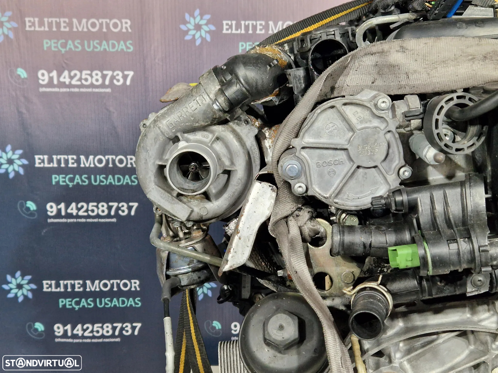 Motor usado 9HZ PEUGEOT 307 1.6 HDI 110CV 207 206 308 3008 PARTNER CITROEN C4 C5 407 MINI - 11