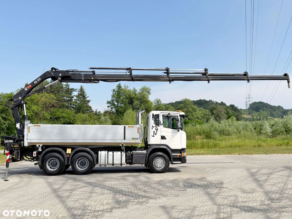 Scania G 410 * WYWROTKA 5,20 m + HIAB 211 EP-5 HIPRO + PILOT / 6x4 - 5