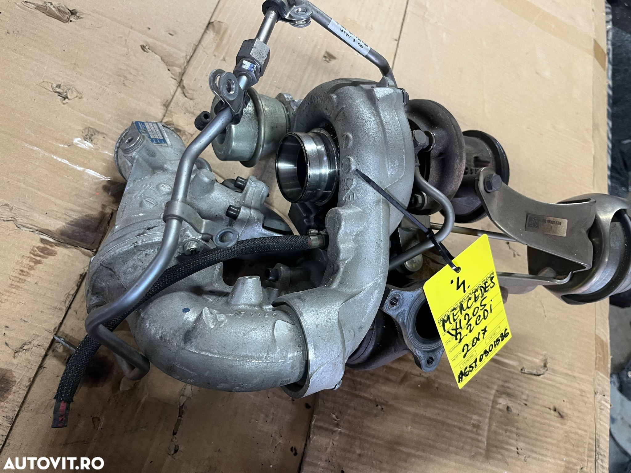 Turbina biturbo Mercedes w205 2.2 cdi 2017 - 2