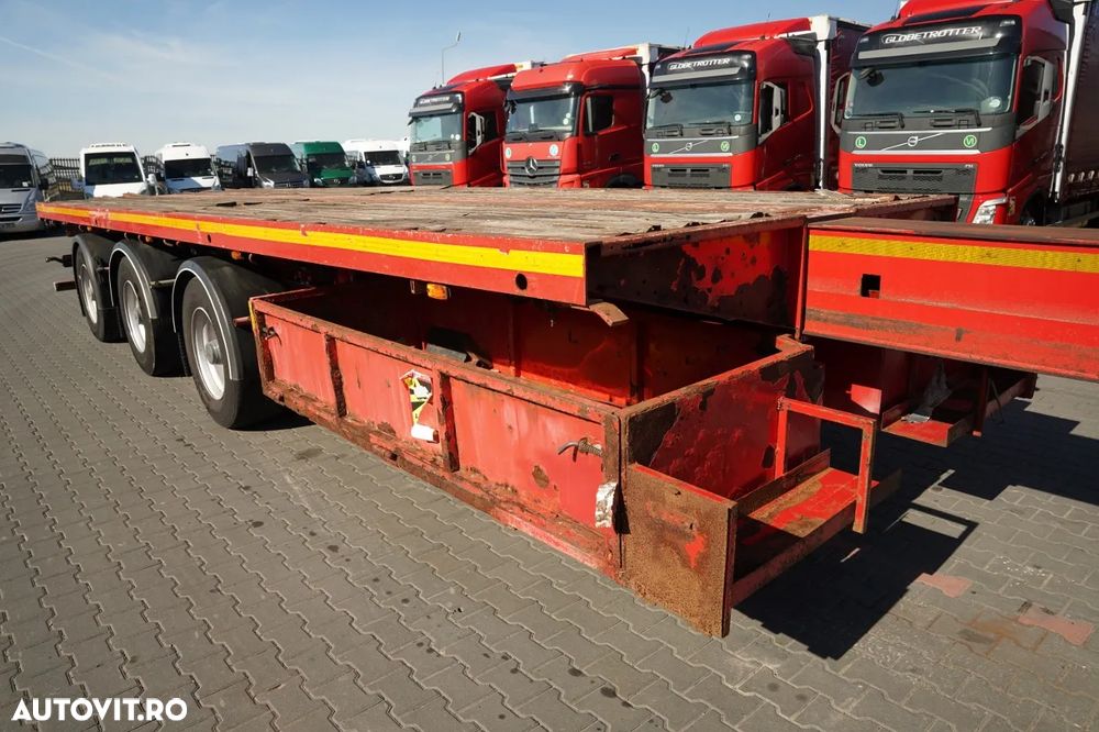 Nooteboom / SEMIREMORCĂ / PLATFORMĂ - 20,1 M / EXTENSIBILĂ / AXe VIRATOARE / - 10