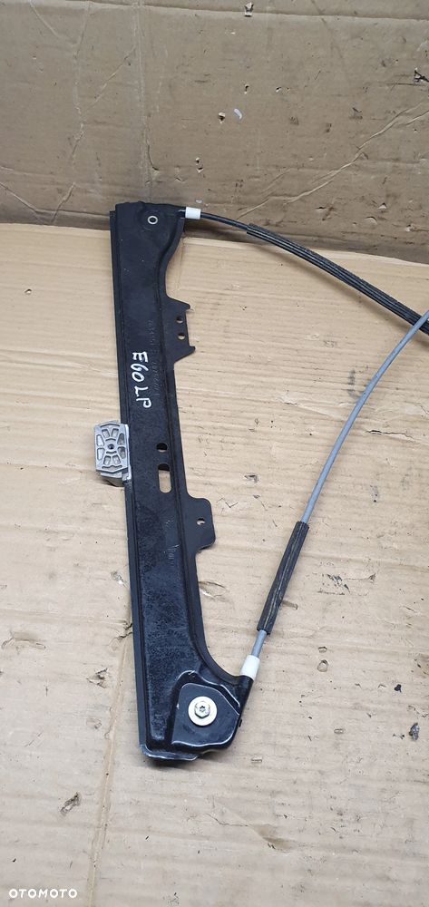 Mechanizm podnośnik szyby lewy przód BMW 5 E60 6922267 7034351S 7075667E - 2