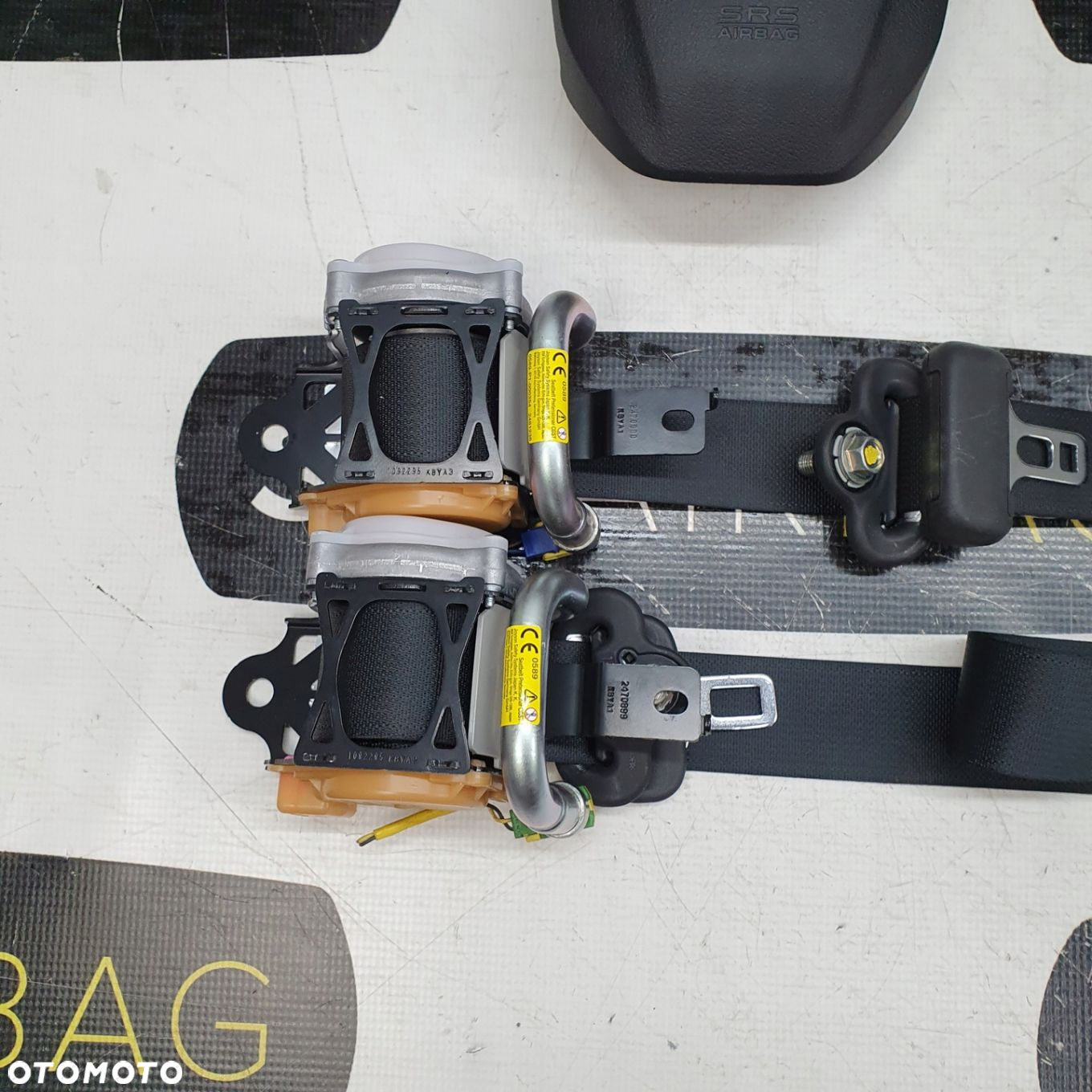 HONDA CIVIC X 10 DESKA ROZDZIELCZA KONSOLA KOKPIT PULPIT PODUSZKI AIRBAG AIR BAG PASY KIT SET - 7
