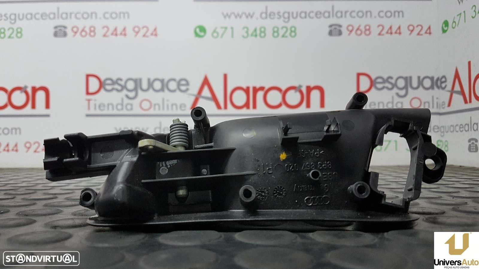 MANIPULO INTERIOR FRONTAL DIREITO AUDI A3 2008 -8P3867020 - 4