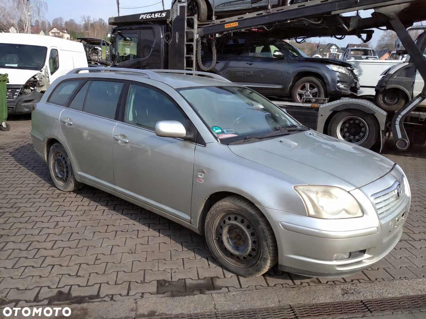 TOYOTA AVENSIS T25 03-06 ZDERZAK PRZÓD MASKA BŁOTNIK LAMPA PAS PRZEDNI 1C0 - 2