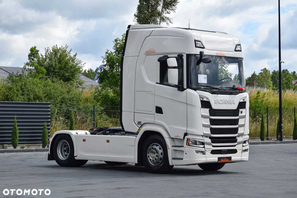 Scania 500S / FULL AIRMATIC / HYDRAULIKA / RETARDER / KLIMATYZACJA POSTOJOWA / ACC / KLIMA / 2 ZBIORNIKI PALIWA / FULL LEDY / FULL SPOILERY / SERWISOWANA / SPROWADZONA - 3