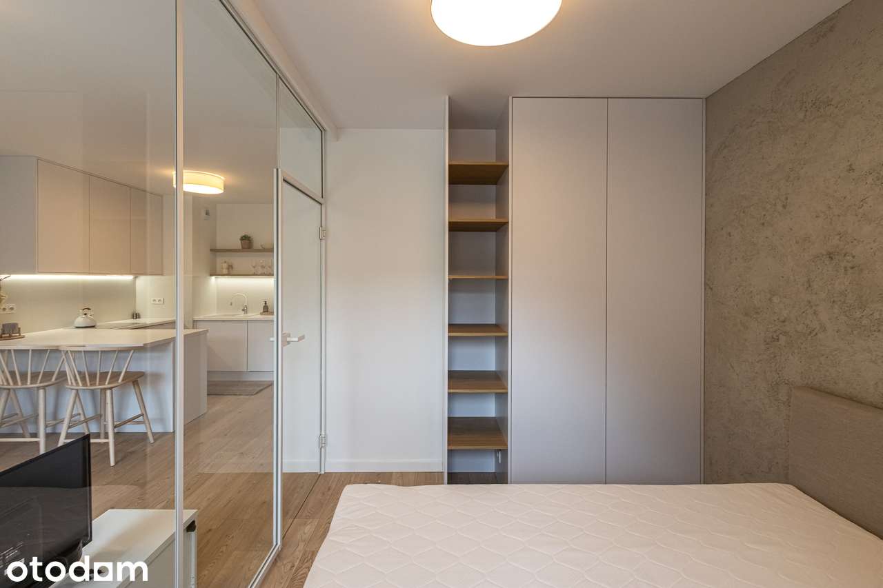 Piękny apartament 2 pok. balkon, Fuzja, Księży Młyn - BEZ PROWIZJI!